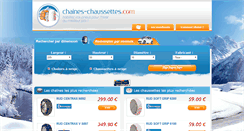 Desktop Screenshot of chaines-chaussettes.com